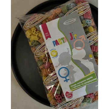 Макарони Овочева веселка рисові 350 г ТМ Healthy Generation