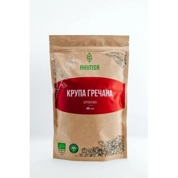 Крупа гречана органічна без глютену 808 г TM Ahimsa